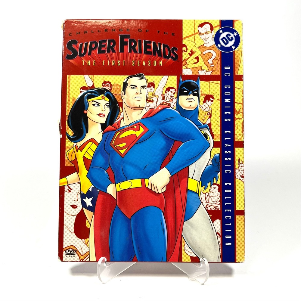 Challenge of the Super Friends Season 1 DVD DC‎ Comics Collection Torn Slipcover